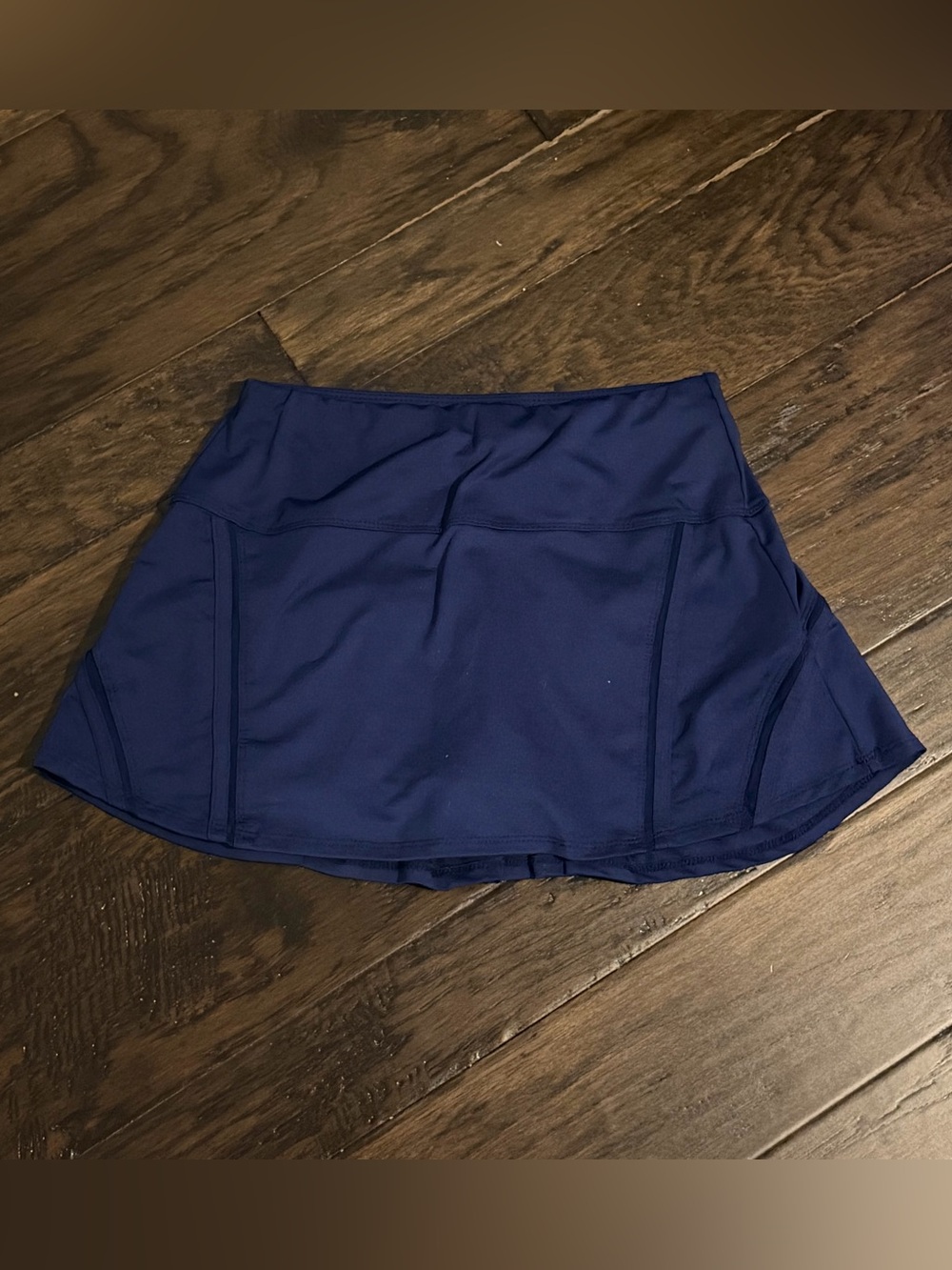 Lucky in love navy blue pleated skort youth kids girls size large 14